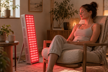 red light therapy lamp