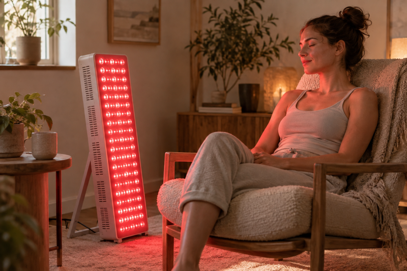red light therapy lamp