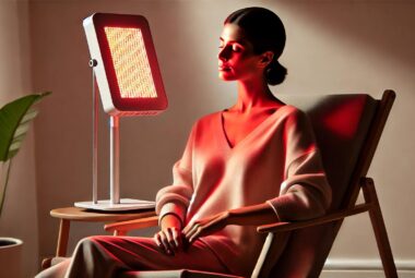 red light therapy lamp