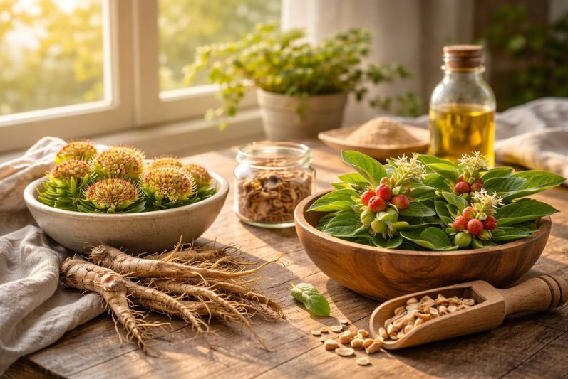 rhodiola vs ashwagandha